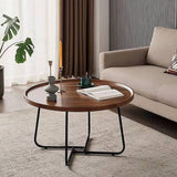 Darrahopens Furniture > Office Side Table for Living Room Round Coffee Table