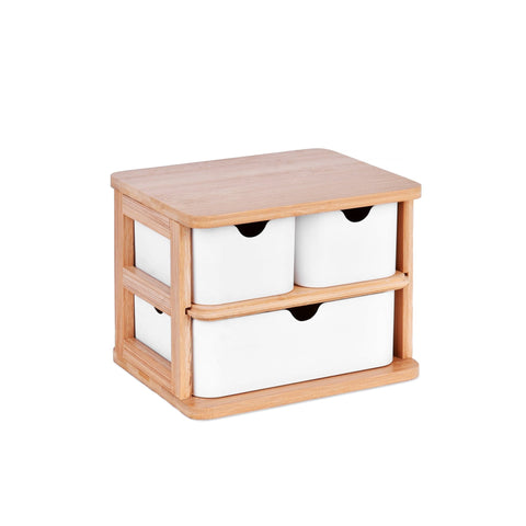 Darrahopens Furniture > Office > Storage Cabinets Bamboo Fibre Storage Drawer Set