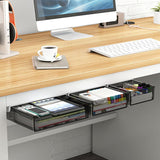 Darrahopens Furniture > Office > Storage Cabinets CARLA HOME 3‑Pack Under Desk Storage Drawers Hidden Pull‑Out Organizer for Office & Home