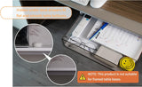 Darrahopens Furniture > Office > Storage Cabinets CARLA HOME 3‑Pack Under Desk Storage Drawers Hidden Pull‑Out Organizer for Office & Home