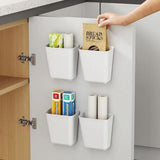 Darrahopens Furniture > Office > Storage Cabinets CARLA HOME 4-Pack Self-Adhesive Wall Storage Box for Cabinet Doors, Kitchen, Bathroom & Office