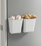 Darrahopens Furniture > Office > Storage Cabinets CARLA HOME 4-Pack Self-Adhesive Wall Storage Box for Cabinet Doors, Kitchen, Bathroom & Office