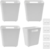 Darrahopens Furniture > Office > Storage Cabinets CARLA HOME 4-Pack Self-Adhesive Wall Storage Box for Cabinet Doors, Kitchen, Bathroom & Office