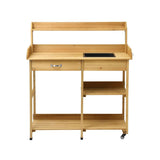 Darrahopens Furniture > Office > Storage Cabinets Gardeon Outdoor Potting Bench Table Storage Cabinet Potters Garden Workstation Natural