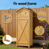 Darrahopens Furniture > Office > Storage Cabinets Gardeon Outdoor Storage Cabinet Cupboard Folding Table Tool Organizer Shed Adjustable
