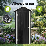 Darrahopens Furniture > Office > Storage Cabinets Gardeon Outdoor Storage Cabinet Garden Shed Steel Tool Lockable Cupboard Adjustable Shelves