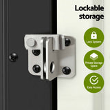 Darrahopens Furniture > Office > Storage Cabinets Gardeon Outdoor Storage Cabinet Garden Shed Steel Tool Lockable Cupboard Adjustable Shelves