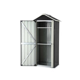 Darrahopens Furniture > Office > Storage Cabinets Gardeon Outdoor Storage Cabinet Garden Shed Steel Tool Lockable Cupboard Adjustable Shelves