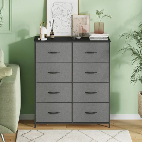 Darrahopens Furniture > Office > Storage Cabinets Grey Tallboy Chest of 8 Drawers Storage Cabinet for Bedroom and Living Room In Australia - Darrahopens