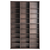 Darrahopens Furniture > Office > Storage Cabinets VEVOR Media Storage Cabinet, 9-layer DVD Shelf Holds up to 756 CDs, Adjustable CD Shelves 27 Compartments, Protects & Organizes Music, Movie, Video Games or Memorabilia Collections, Espresso