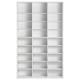 Darrahopens Furniture > Office > Storage Cabinets VEVOR Media Storage Cabinet, 9-layer DVD Shelf Holds up to 756 CDs, Adjustable CD Shelves 27 Compartments, Protects & Organizes Music, Movie, Video Games or Memorabilia Collections,White