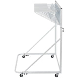 Darrahopens Furniture > Office > Storage Cabinets VEVOR Mobile Blueprint Storage Rack, Plan Holder with 12 Pivot Brackets, Mobile Blueprint Holder Adjustable Height & Length, Poster Display Rack for Office and Home (Rack Only Without Clamps)