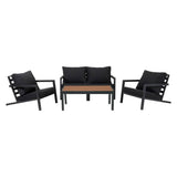 Darrahopens Furniture > Outdoor Aidan Garden Furniture Set in Slate Grey — 5 pieces