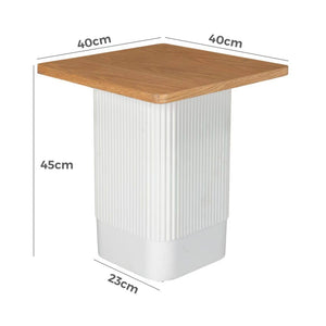 Darrahopens Furniture > Outdoor Clara Dusk Natural Side Table