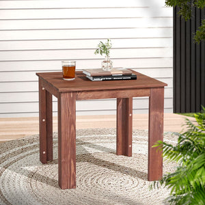 Darrahopens Furniture > Outdoor Gardeon Coffee Side Table Wooden Desk Outdoor Furniture Camping Garden Brown