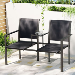 Darrahopens Furniture > Outdoor Gardeon Outdoor Garden Bench Seat Chair Table Loveseat Patio Furniture Park