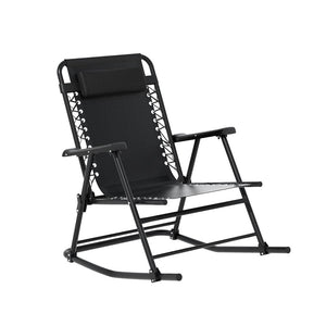 Darrahopens Furniture > Outdoor Gardeon Outdoor Rocking Chair Folding Reclining Recliner Patio Furniture Garden