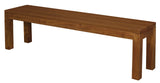 Darrahopens Furniture > Outdoor > Outdoor Benches Large Tilda Solid Mahogany Bench (Light Pecan)