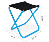 Darrahopens Furniture > Outdoor > Outdoor Chairs Big Blue Ultralight Portable Folding Camping Stool - Compact Aluminum Chair for Hiking, Fishing & Outdoor Events