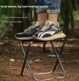 Darrahopens Furniture > Outdoor > Outdoor Chairs Big Gold Ultralight Portable Folding Camping Stool - Compact Aluminum Chair for Hiking, Fishing & Outdoor Events
