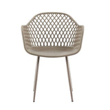 Darrahopens Furniture > Outdoor > Outdoor Chairs Gardeon 4PC Outdoor Dining Chairs PP Lounge Chair Patio Furniture Garden Coffee