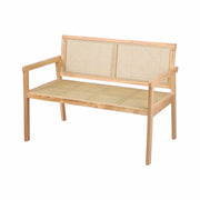 Darrahopens Furniture > Outdoor > Outdoor Chairs Gardeon Garden Bench Wooden Bench Outdoor PVC Woven Seat Backrest 107cm In Australia - Darrahopens