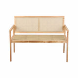 Darrahopens Furniture > Outdoor > Outdoor Chairs Gardeon Garden Bench Wooden Bench Outdoor PVC Woven Seat Backrest 107cm In Australia - Darrahopens