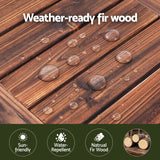 Darrahopens Furniture > Outdoor > Outdoor Chairs Gardeon Garden Benches Garden Seating Backless Timber Seat 150cm Brown In Australia - Darrahopens