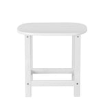 Darrahopens Furniture > Outdoor > Outdoor Chairs Gardeon Outdoor Coffee Side Table HDPE Desk Patio Furniture Camping Garden White