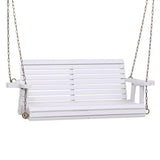 Darrahopens Furniture > Outdoor > Outdoor Chairs Gardeon Porch Outdoor Swing Chair With Cup Holder Wooden Furniture 2 Seater
