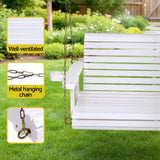 Darrahopens Furniture > Outdoor > Outdoor Chairs Gardeon Porch Outdoor Swing Chair With Cup Holder Wooden Furniture 2 Seater