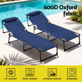 Darrahopens Furniture > Outdoor > Outdoor Chairs Gardeon Sun Lounger Folding Lounge Beach Chair Patio Outdoor Furniture