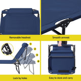 Darrahopens Furniture > Outdoor > Outdoor Chairs Gardeon Sun Lounger Folding Lounge Beach Chair Patio Outdoor Furniture