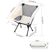 Darrahopens Furniture > Outdoor > Outdoor Chairs Outdoor Portable Lightweight Folding Camping Chair High Back Fishing Chair - Dark Blue