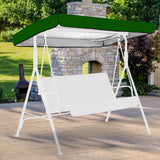 Darrahopens Furniture > Outdoor > Outdoor Chairs Outdoor Swing Chair Canopy Replacement Patio Swing Chair Top Cover WaterproofTop Rain Cover 190T Silver Coated 190x132x15cm/20cm Silver In Australia - Darrahopens