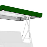 Darrahopens Furniture > Outdoor > Outdoor Chairs Outdoor Swing Chair Canopy Replacement Patio Swing Chair Top Cover WaterproofTop Rain Cover 190T Silver Coated 190x132x15cm/20cm Silver In Australia - Darrahopens