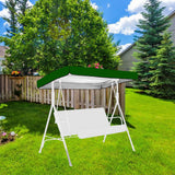 Darrahopens Furniture > Outdoor > Outdoor Chairs Outdoor Swing Chair Canopy Replacement Patio Swing Chair Top Cover WaterproofTop Rain Cover 190T Silver Coated 190x132x15cm/20cm Silver In Australia - Darrahopens