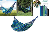 Darrahopens Furniture > Outdoor > Outdoor Chairs Portable Hanging Outdoor Striped Hammock Swinging Seat Camping Garden Rope Chair