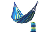 Darrahopens Furniture > Outdoor > Outdoor Chairs Portable Hanging Outdoor Striped Hammock Swinging Seat Camping Garden Rope Chair