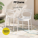 Darrahopens Furniture > Outdoor > Outdoor Dining Sets Gardeon 5PCS Outdoor Dining Set Table and Chairs Garden Patio Furniture Entwine White In Australia - Darrahopens