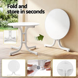 Darrahopens Furniture > Outdoor > Outdoor Dining Sets Gardeon 5PCS Outdoor Dining Set Table and Chairs Patio Furniture Garden Diamond White In Australia - Darrahopens