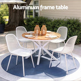 Darrahopens Furniture > Outdoor > Outdoor Dining Sets Gardeon 5PCS Outdoor Dining Set Table and Chairs Patio Garden Furniture Lattice