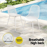 Darrahopens Furniture > Outdoor > Outdoor Dining Sets Gardeon 5PCS Outdoor Dining Set Table and Chairs Patio Garden Furniture Lattice