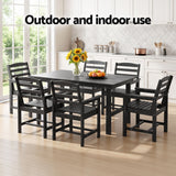 Darrahopens Furniture > Outdoor > Outdoor Dining Sets Gardeon 7 Piece Outdoor Dining Set Patio HDPE Table and Chairs Garden Furniture In Australia - Darrahopens