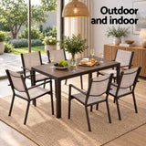 Darrahopens Furniture > Outdoor > Outdoor Dining Sets Gardeon 7PCS Outdoor Dining Set Patio Furniture Table and Chairs Garden Coffee In Australia - Darrahopens