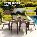 Darrahopens Furniture > Outdoor > Outdoor Dining Sets Gardeon 7PCS Outdoor Dining Set Patio Furniture Table and Chairs Garden Coffee In Australia - Darrahopens