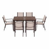 Darrahopens Furniture > Outdoor > Outdoor Dining Sets Gardeon 7PCS Outdoor Dining Set Patio Furniture Table and Chairs Garden Coffee In Australia - Darrahopens