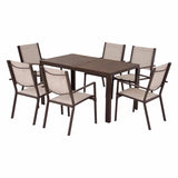 Darrahopens Furniture > Outdoor > Outdoor Dining Sets Gardeon 7PCS Outdoor Dining Set Patio Furniture Table and Chairs Garden Coffee In Australia - Darrahopens