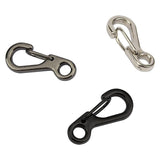 Darrahopens Furniture > Outdoor > Outdoor Furniture Accessories 10X Mini Alloy Carabiner Keychain Durable Snap Spring Clip Hook - Silver