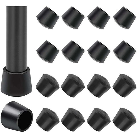 Darrahopens Furniture > Outdoor > Outdoor Furniture Accessories 16 Pack Chair Leg Protectors, Chair Leg Caps Rubber Chair Leg Protection End Caps, Inner Diameter - 1 Inch / 25 Mm,